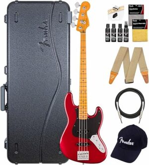 Fender Ultra II Jazz Bass Bundle - Sinister Red