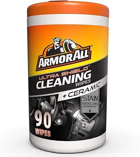 Armor All Ultra Shield Ceramic Cleaning Wipes, 90 Count