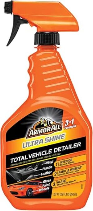 Armor All Ultra Shine Total Vehicle Detailer Spray, 22 Fl Oz