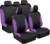 BDK UltraSleek Purple Car Seat Covers Set