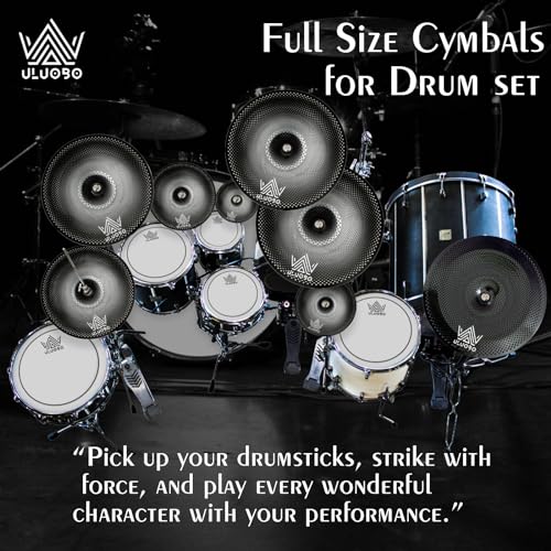 ULUOBO Low Volume Silent Cymbal Pack, 9 Pieces - Image 3