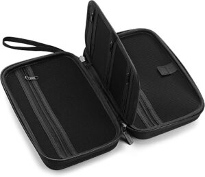 caseling Universal Electronics Travel Organizer Case, Black