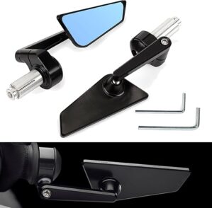 XINGWU Universal Motorcycle Bar End Mirrors 7/8″ 22mm