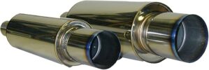 HKS Universal Stainless Hi-Power Ti Muffler 34005-FK001