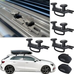 ZQULOYO Universal Stainless Steel Roof Box U-Bolt Clamps