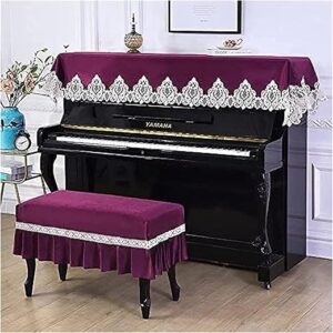 OBTLIAN Universal Upright Piano Dustproof Cover Set