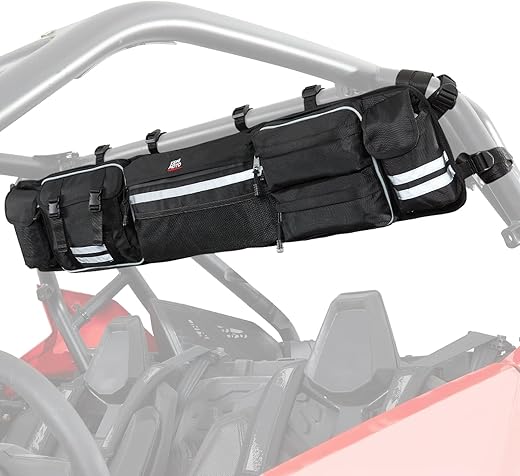 KEMIMOTO Universal UTV Roll Cage Rear Storage Bag
