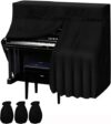 TINDTOP Upright Velvet Dustproof Moistureproof Piano Cover