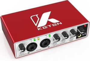 Keten USB Audio Interface For PC Recording