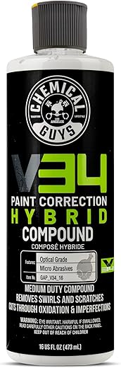 Chemical Guys V34 Optical Grade Hybrid Compound (16 oz)