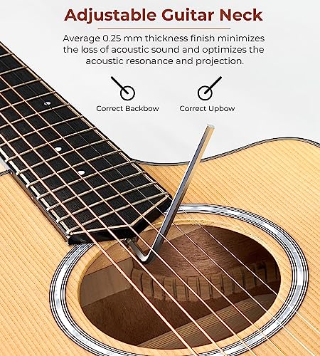 Vangoa 36 Inch Acoustic Electric Guitar Bundle - Image 4