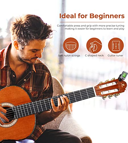 Vangoa Classical Guitar 4/4, 39 Inch Nylon - Image 3