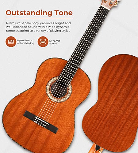 Vangoa Classical Guitar 4/4, 39 Inch Nylon - Image 2