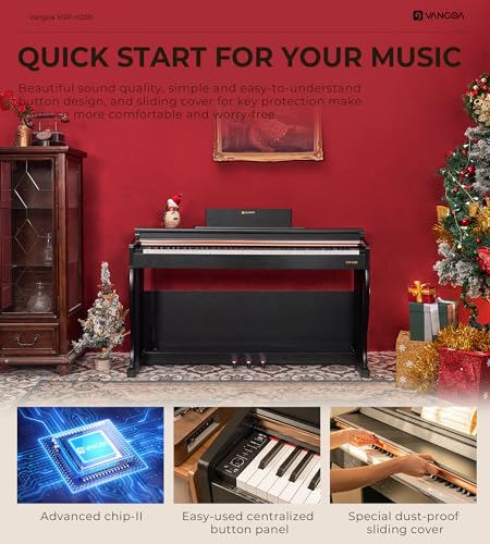 Vangoa Digital Piano 88 Key Weighted Keyboard - Image 3