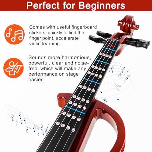 Vangoa Electric 4/4 Full Size Silent Violin - Image 5