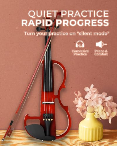 Vangoa Electric 4/4 Full Size Silent Violin - Image 2