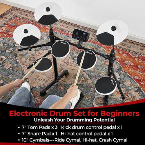 Vangoa Electronic Drum Set Adult 8-Pieces - Image 2