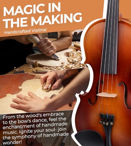 Vangoa Violin 4/4 Full Size Set Fiddle - Image 4