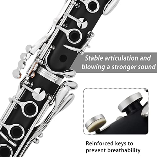 VANPHY Beginner Bb Clarinet Kit With Accessories - Image 3