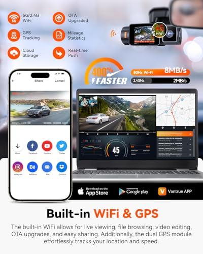 VANTRUE N2X 2.7K Dual Dash Cam - Image 4