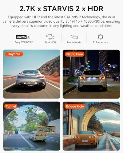 VANTRUE N2X 2.7K Dual Dash Cam - Image 2