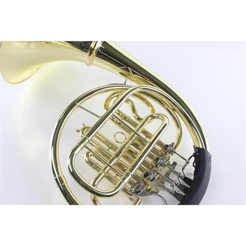 VBDEFRT Brass B Flat Four-key French Horn - Image 3