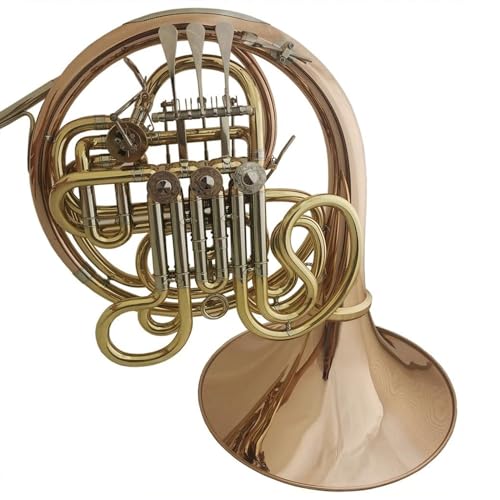VENEKA Double French Horn Rose Brass 4 Valves - Image 3