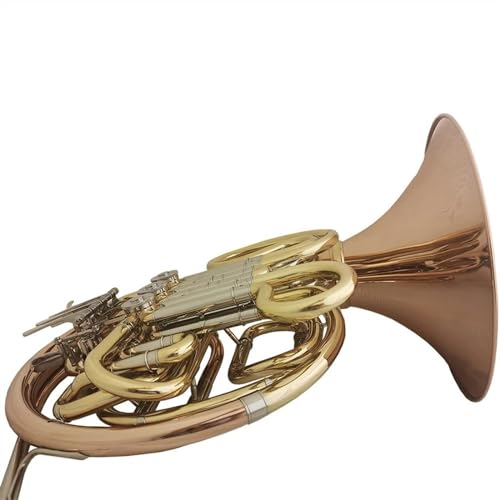 VENEKA Double French Horn Rose Brass 4 Valves - Image 4