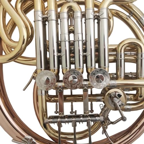 VENEKA Double French Horn Rose Brass 4 Valves - Image 5