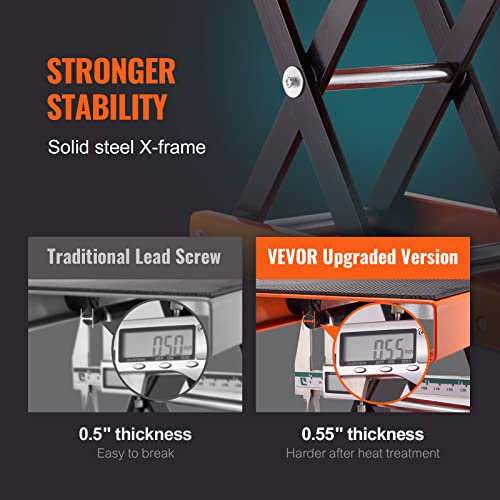 VEVOR Motorcycle Lift, 1100 LBS Scissor Jack - Image 4