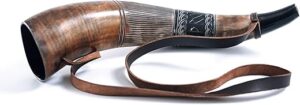Norse Tradesman Viking War Horn – 18″ Blow Horn Battle Trumpet
