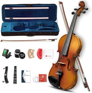 Vangoa Violin 4/4 Full Size Set, Fiddle
