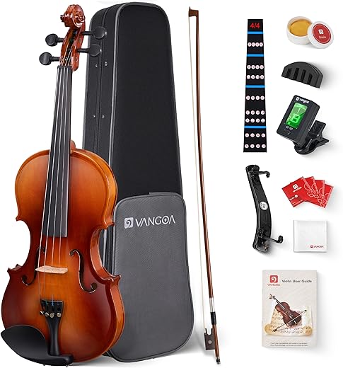 Vangoa Violin 4/4 Full Size Set Fiddle
