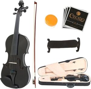 Mendini by Cecilio Violin Beginner Kit With Hard Case