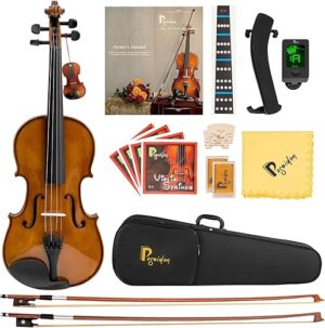 Poseidon Violin Beginner’s Set, 4/4 Acoustic Violin