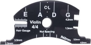 TUOREN Violin Bridge Fingerboard Template Tool