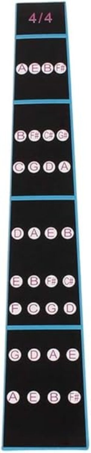 WsjiaboFux Violin Fingerboard Sticker, Waterproof Guide 4/4