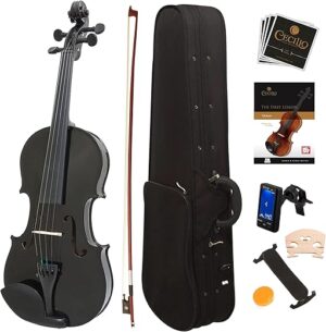 Mendini by Cecilio Violin For Kids & Adults – 4/4 MV