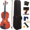 Mendini by Cecilio Violin For Kids & Adults – 4/4 MV Kit