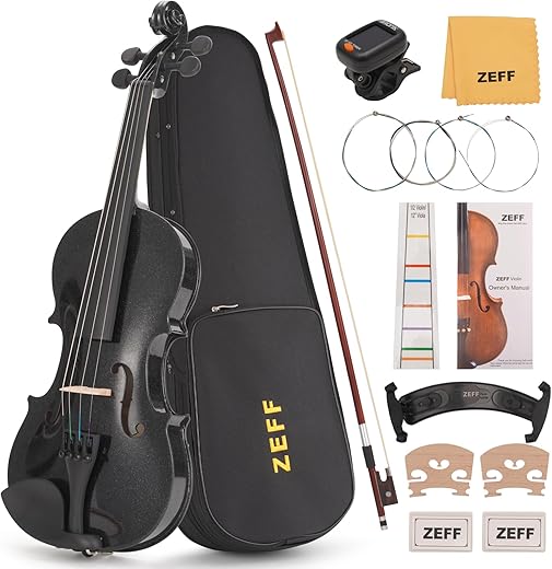 ZEFF Violin For Kids & Beginners, Size 1/2
