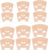 Jiayouy Violin Maple Bridge Replacement Set