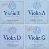 LS Larsen Strings Violin String Set Medium Gauge