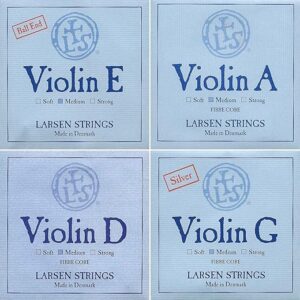 LS Larsen Strings Violin String Set Medium Gauge