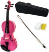 Sky VN202 Solidwood Pink Violin Set