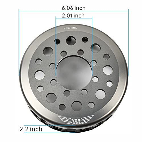 VON tools Dry Clutch Basket With Plate Bolts 19810271A - Image 3