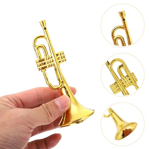 VOSAREA Musical Instruments Miniature Trumpet Ornaments - Image 4