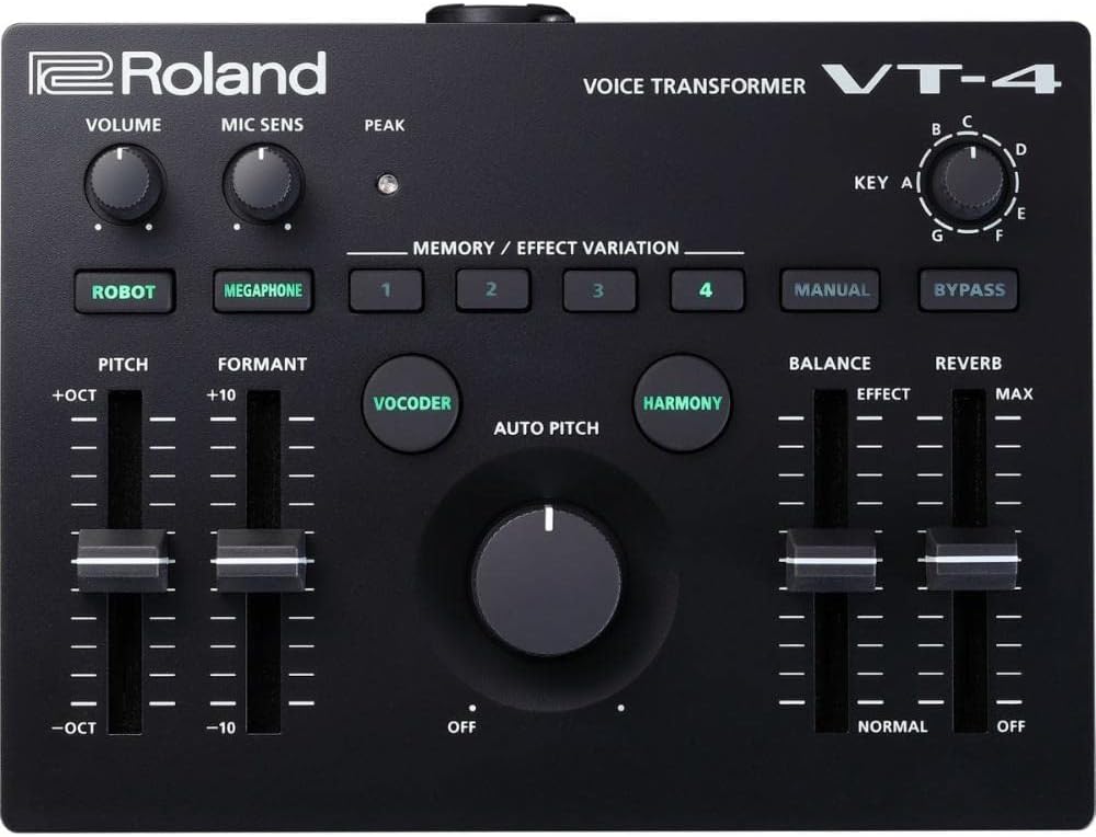 Roland VT-4 Vocal Transformer, Black