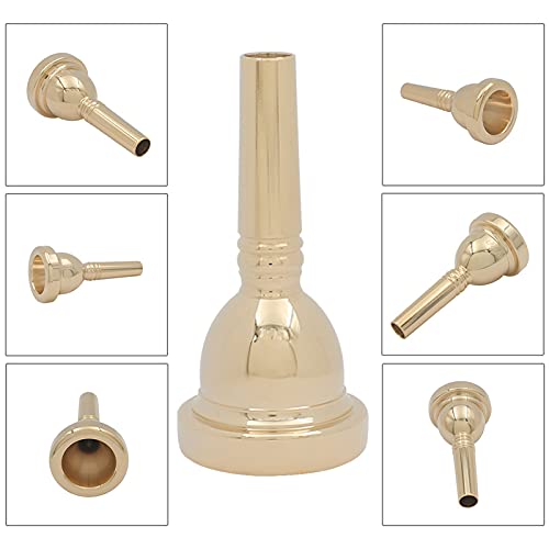 Walfront Trombone Mouthpiece Silver Plated Professional - Image 3