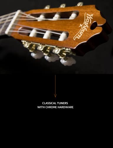 Washburn Classical C5CE Cutaway Acoustic Electric Guitar - Image 4