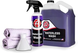 Adam’s Polishes Waterless Car Wash Kit – Ultra Slick Formula